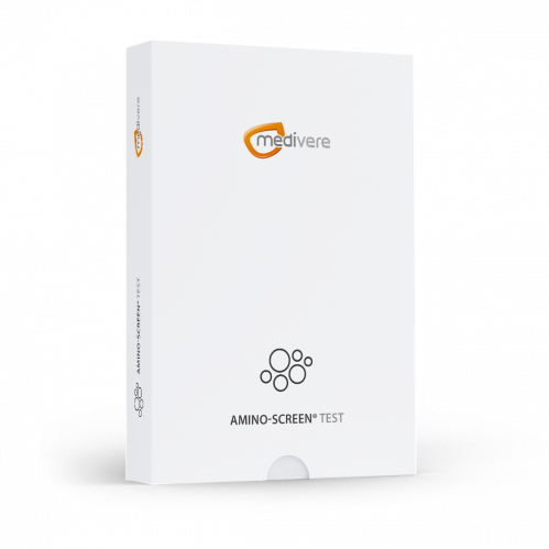 Laborchemische Analyse für zu Hause von Medivere von 22 Aminosäuren aus dem Kapillarblut