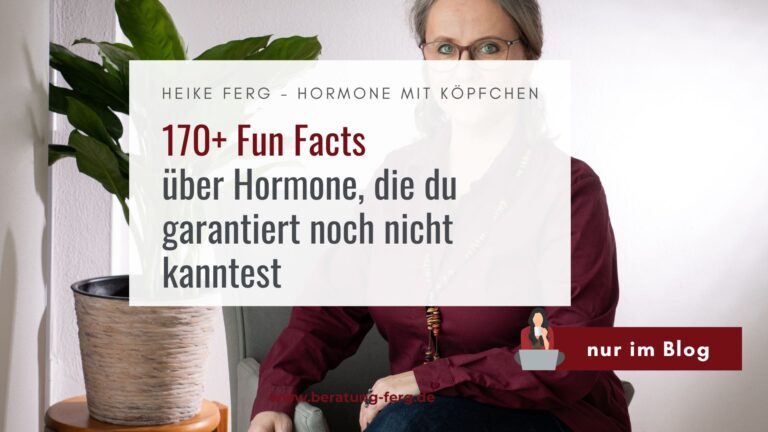 Ich sitze auf einem Stuhl und erzähl dir Fakten über Hormone.