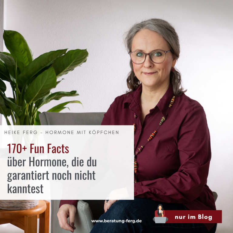 Ich sitze auf einem Stuhl und erzähl dir Fakten über Hormone.