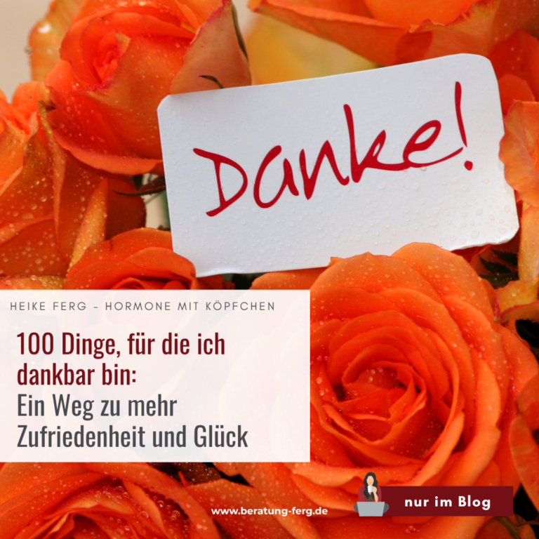 Mehr Zufriedenheit und Glück durch Hormonbalance