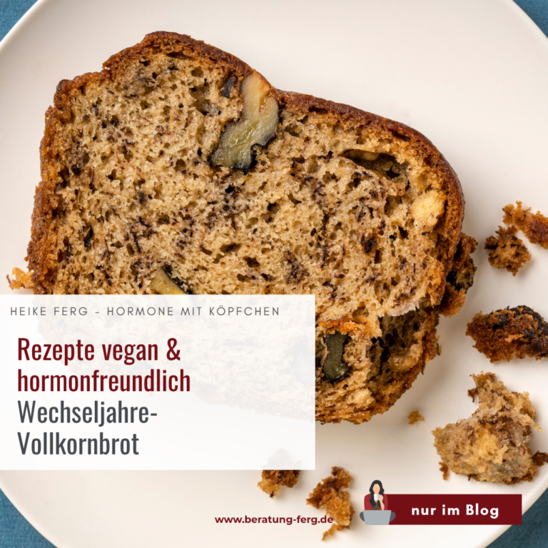 Hormoncoach Heike Ferg kocht hormonfreundlich und vegan - Wechseljahrevollkornbrot - ideal für deine Wechseljahre