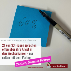 Mehr über den Artikel erfahren 21 von 33 Frauen sprechen offen über ihre Angst in den Wechseljahren – nur selten mit dem Partner